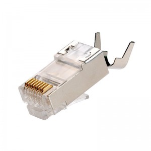 RJ45-Steckverbinder CAT7 Crimp-Ethernet-Steckverbinder STP Modular